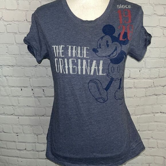 Disney Parks - Blue Mickey Mouse T Shirt - M - Picture 1 of 4